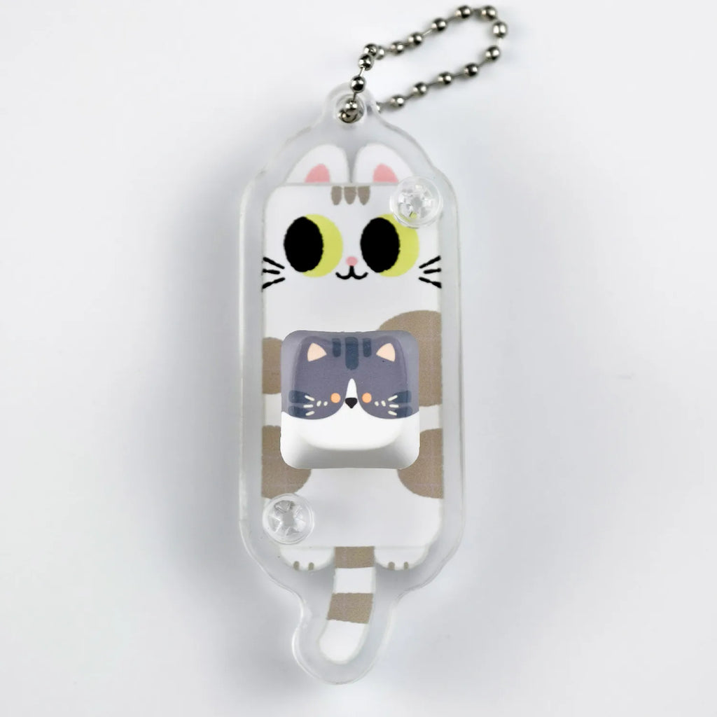 Cat Keyboard Switch Keychain