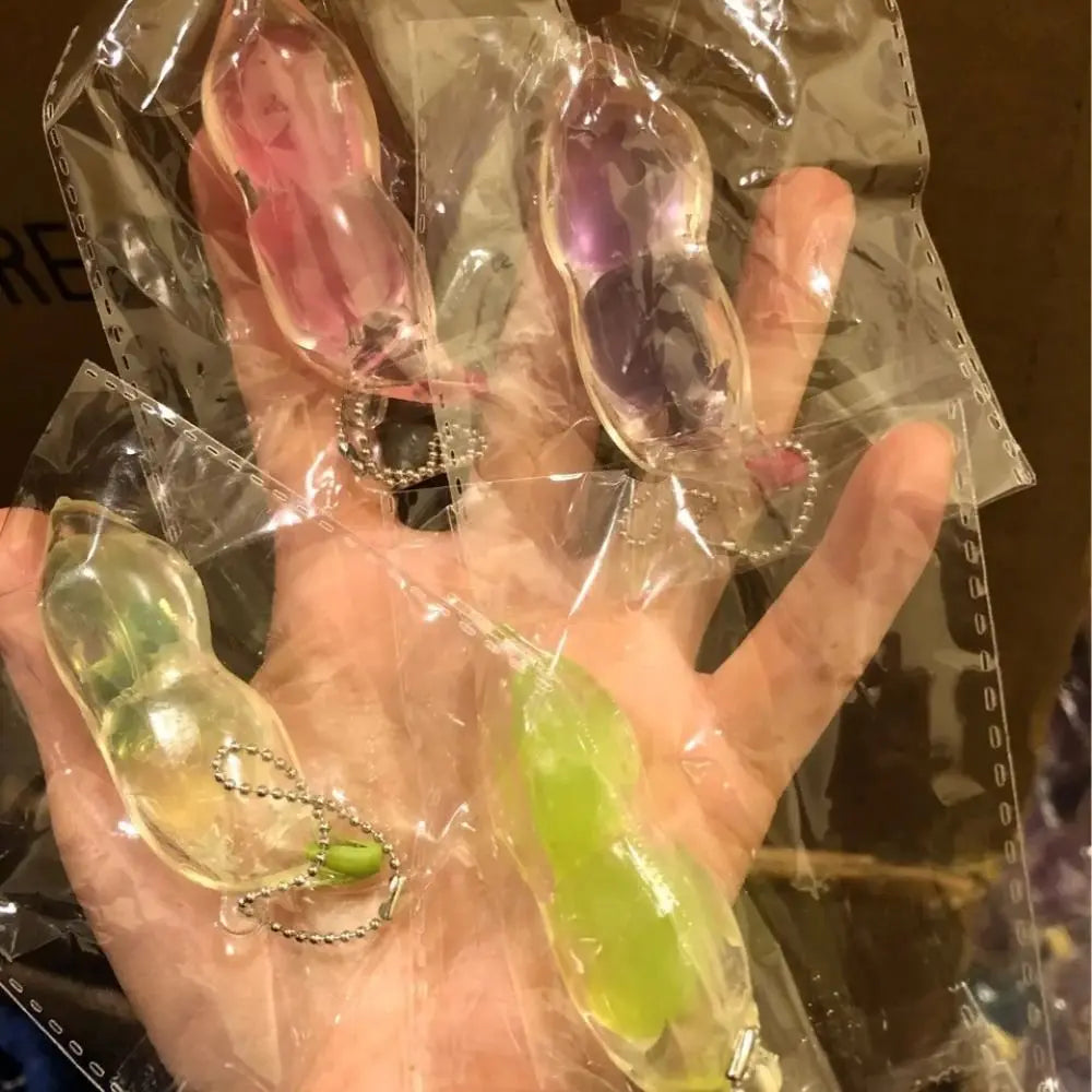 Bean Squishy Keychain