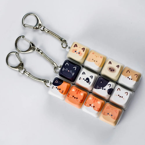 Cat Keyboard Switch Keychain