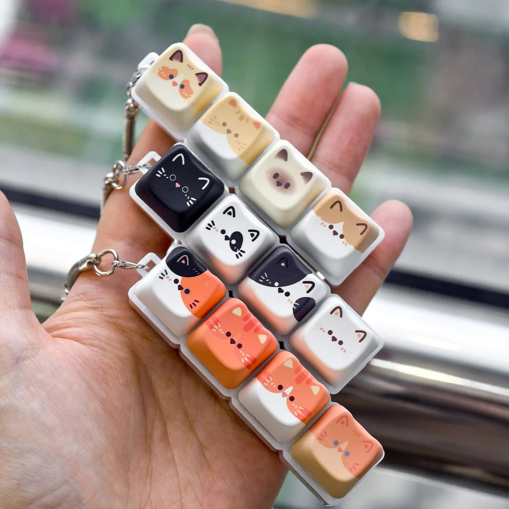 Cat Keyboard Switch Keychain