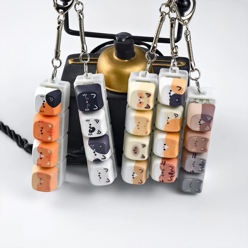 Cat Keyboard Switch Keychain