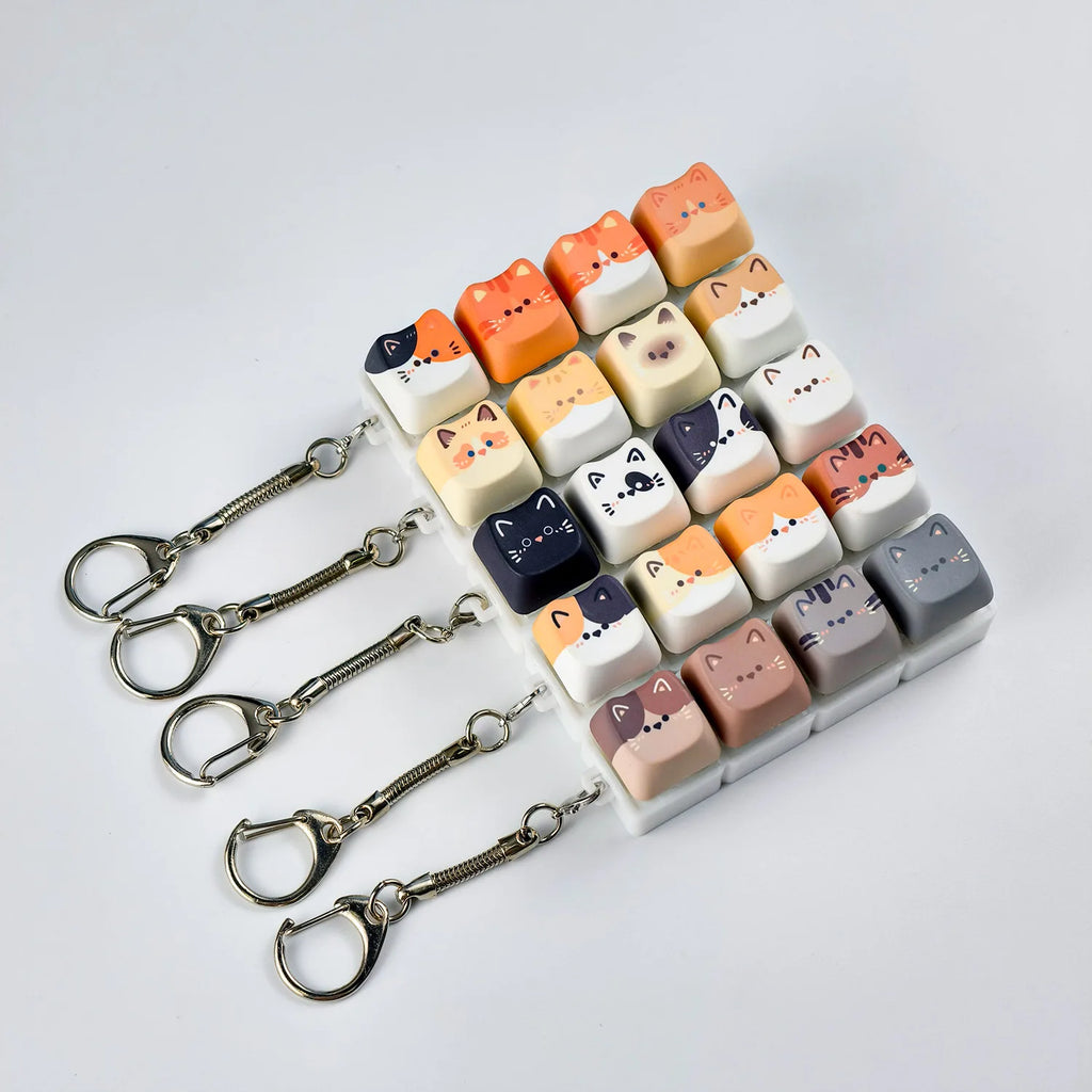 Cat Keyboard Switch Keychain