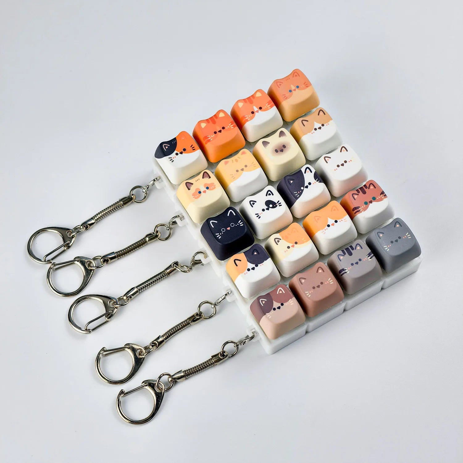 Cat Keyboard Switch Keychain