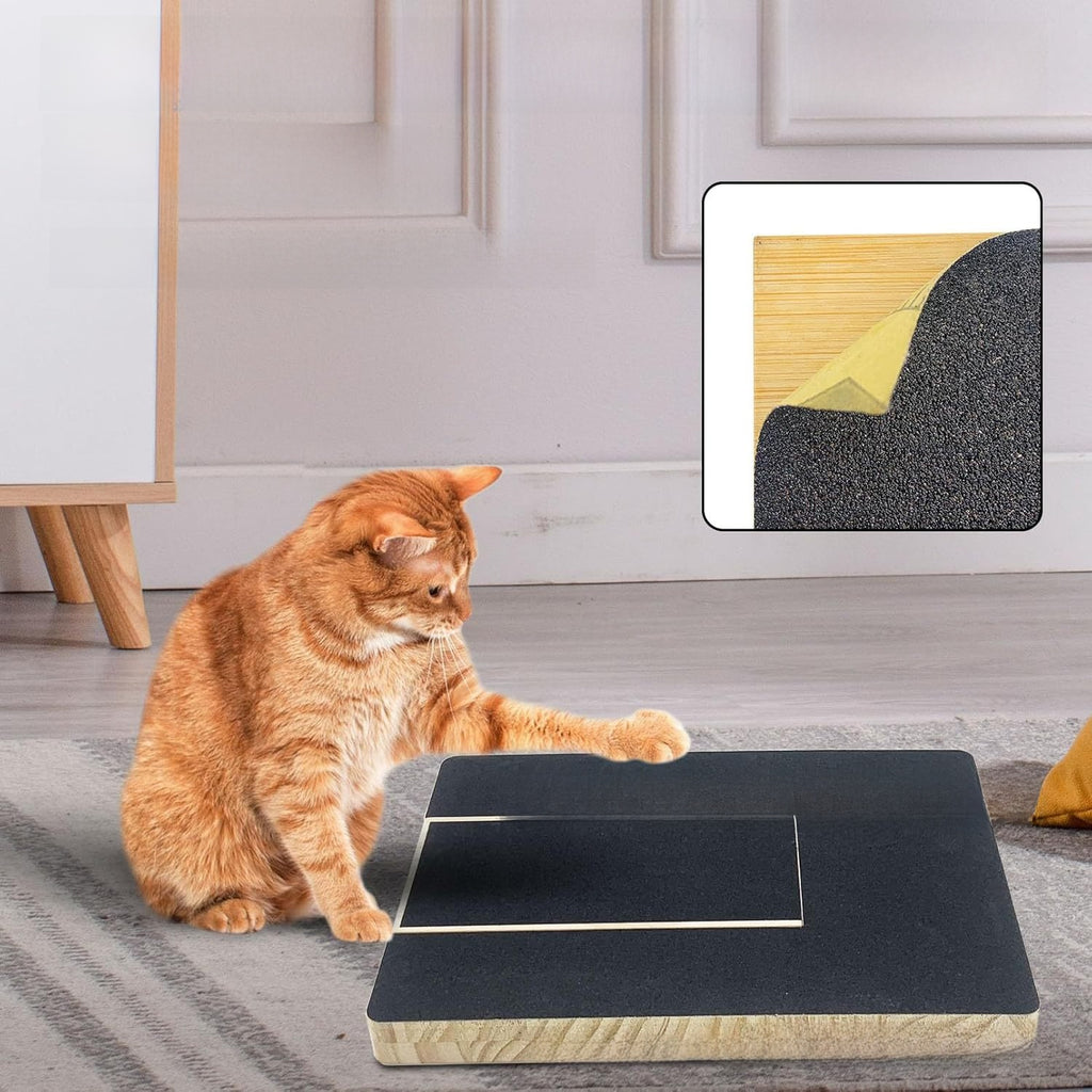 Solid Wood Pet Nail Grinding Board for Cats and Dogs